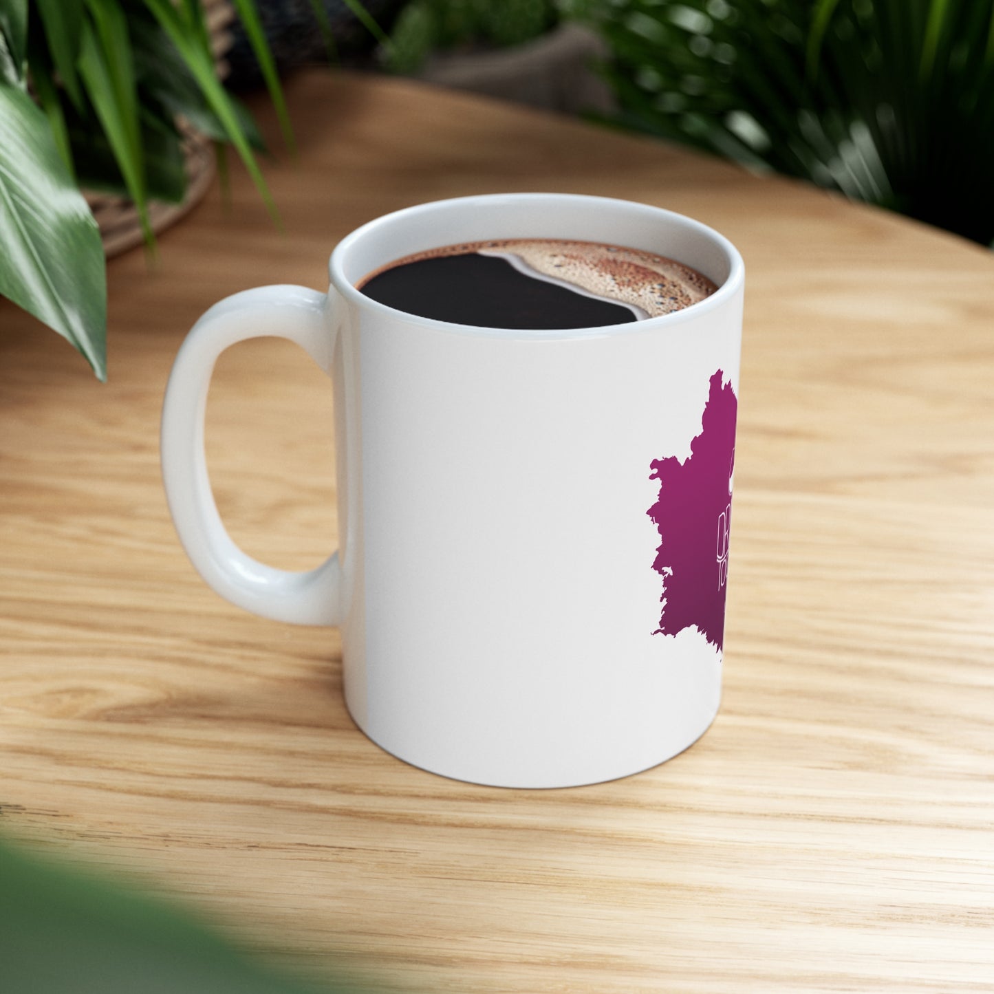 DTA Wine Stain Ceramic Coffee Mug - White