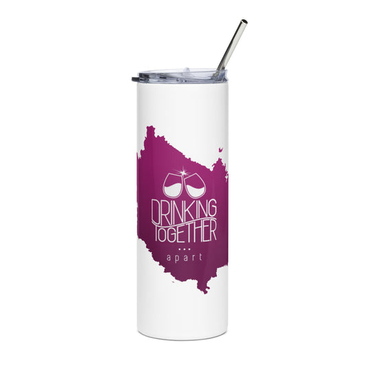 DTA Stainless Steel Tumbler - wine stain