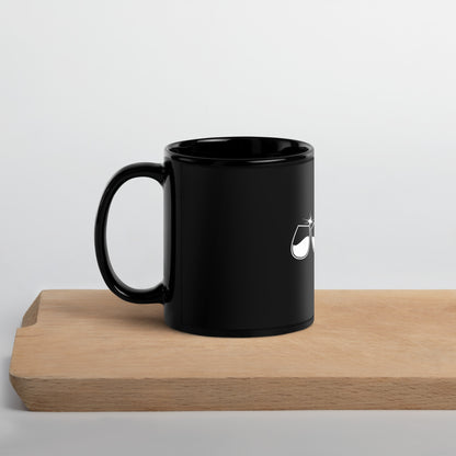 DTA Black Glossy Mug