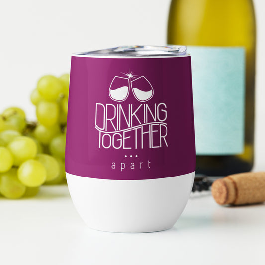 DTA 12oz. Wine Tumbler - purple