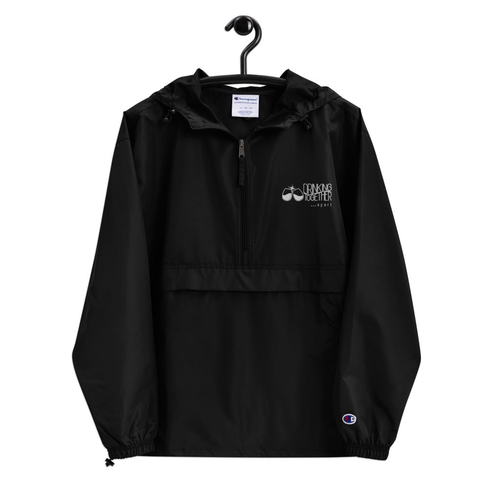 DTA Packable Rain Jacket w/White Logo