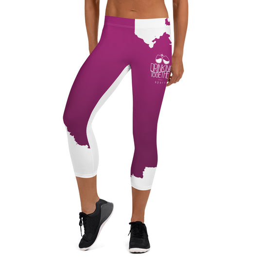 DTA Wine Stain Capri Leggings