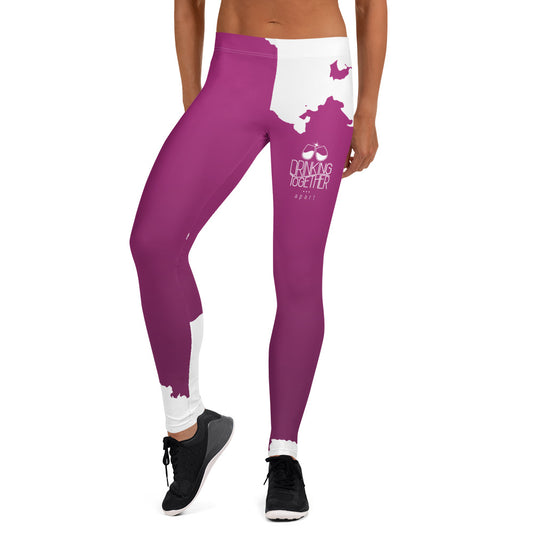 DTA Wine Stain Full Length Leggings